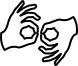 Symbole du language des signes