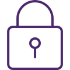 Telus Purple Lock