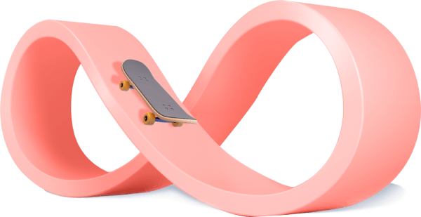 Picture of a looping rubberband