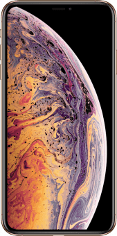 iPhone Xs Max gold front