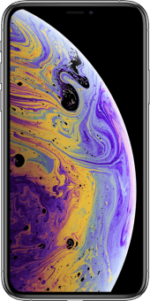 iPhone Xs silver front