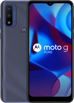 Moto G Pure front and back