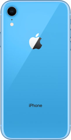 iPhone XR blue back