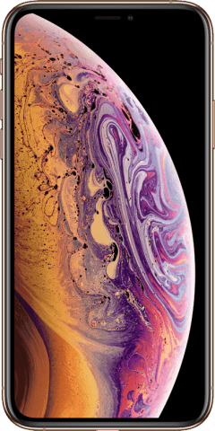 iPhone Xs gold front