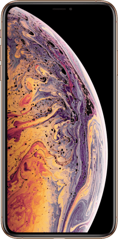iPhone Xs Max gold front