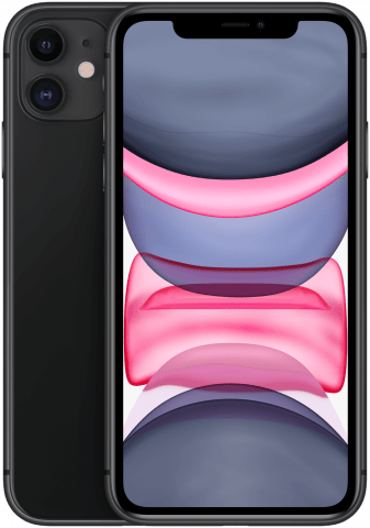 iPhone 11 Black back to back