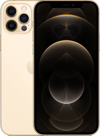 iPhone 12 Pro gold back to back