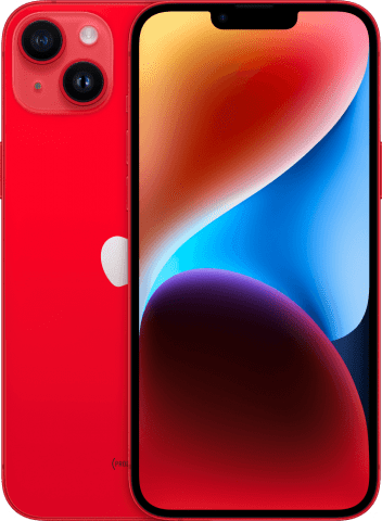 iPhone 14 Plus PRODUCT(RED) front and back