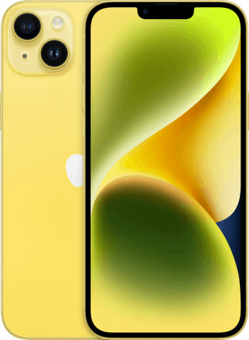 Yellow iPhone 14 Plus
