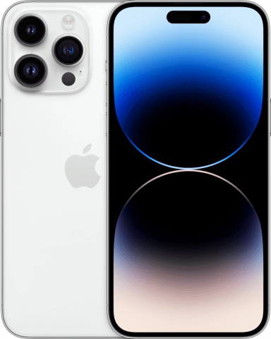 iPhone 14 Pro Max Silver front and back
