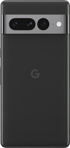 Google Pixel 7 Pro obsidian back