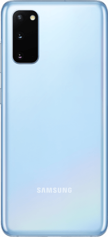 Samsung Galaxy S20 blue back