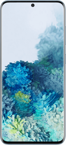 Samsung Galaxy S20 blue front